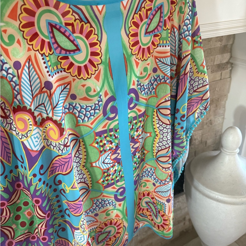 Jade Multicolor Patterned Blouse - image 2